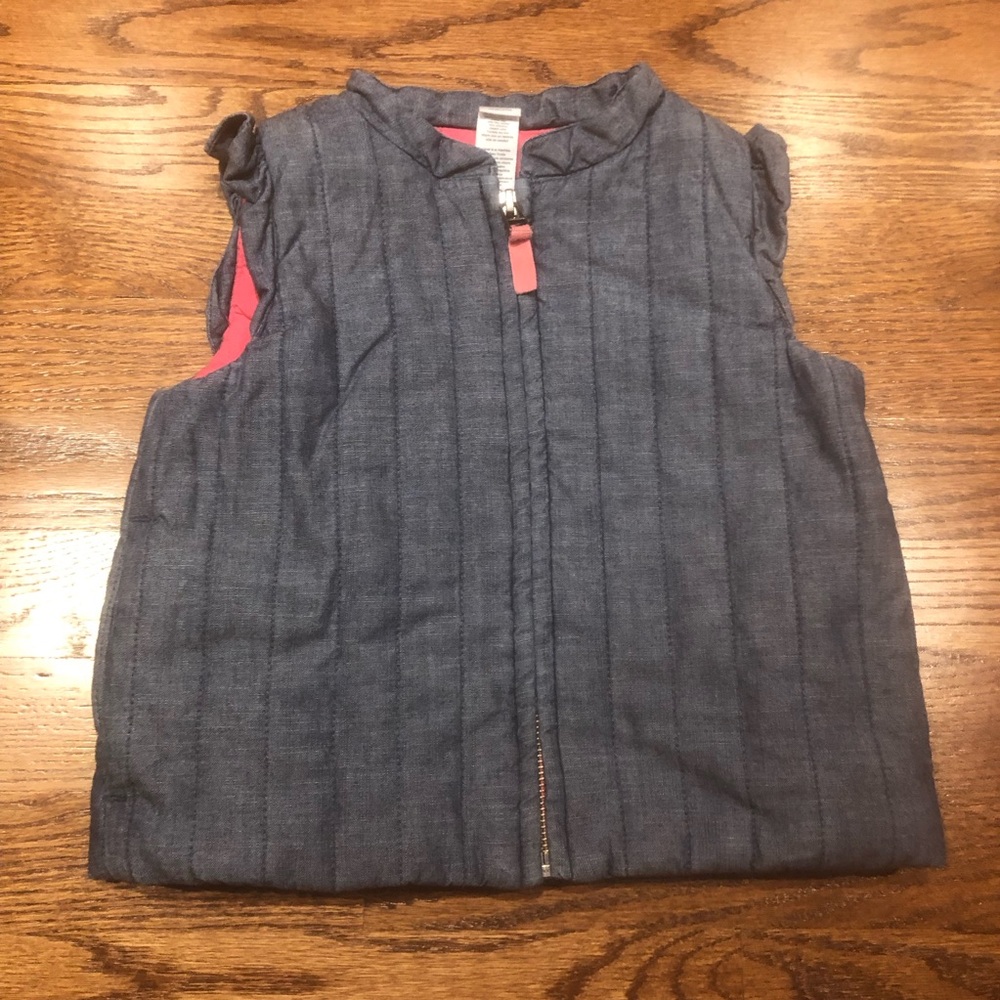 Tea Collection Chambray Vest Sz 5